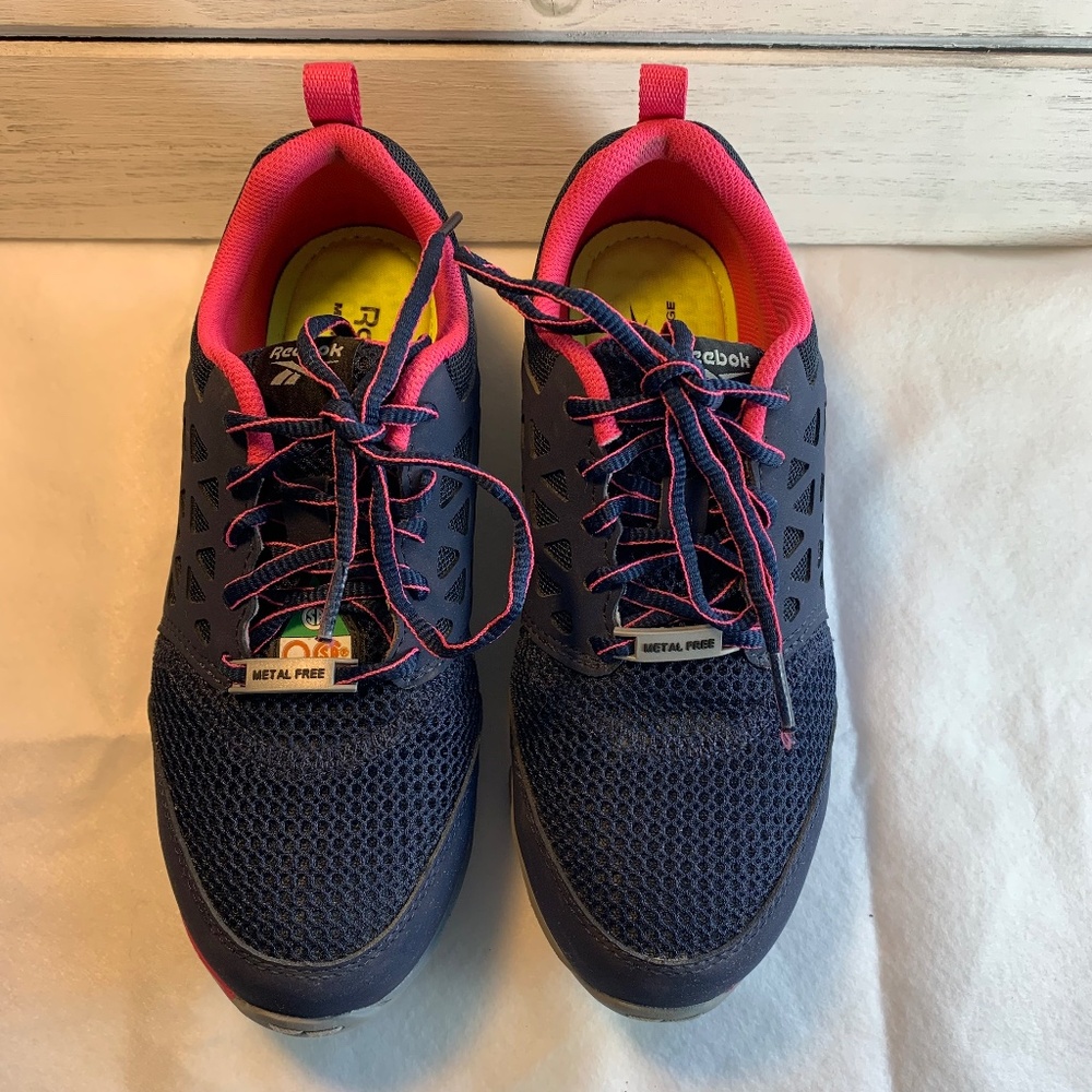 Reebok Work –‎ Women’s Safety Sneakers, Memory Tech, Metal Free | Size 7W